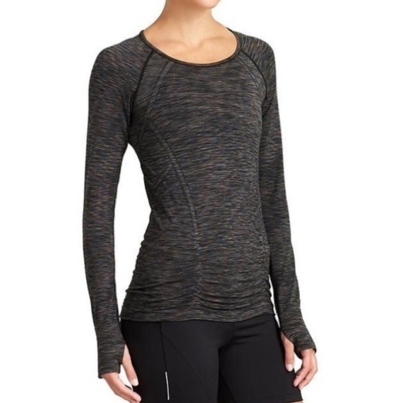 Athleta Tops Athleta Fastest Track Long Sleeve Space Dye Poshmark